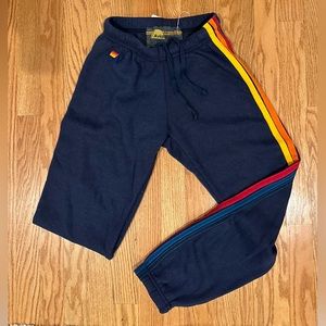 Aviator Nation 5 STRIPE SWEATPANTS - NAVY